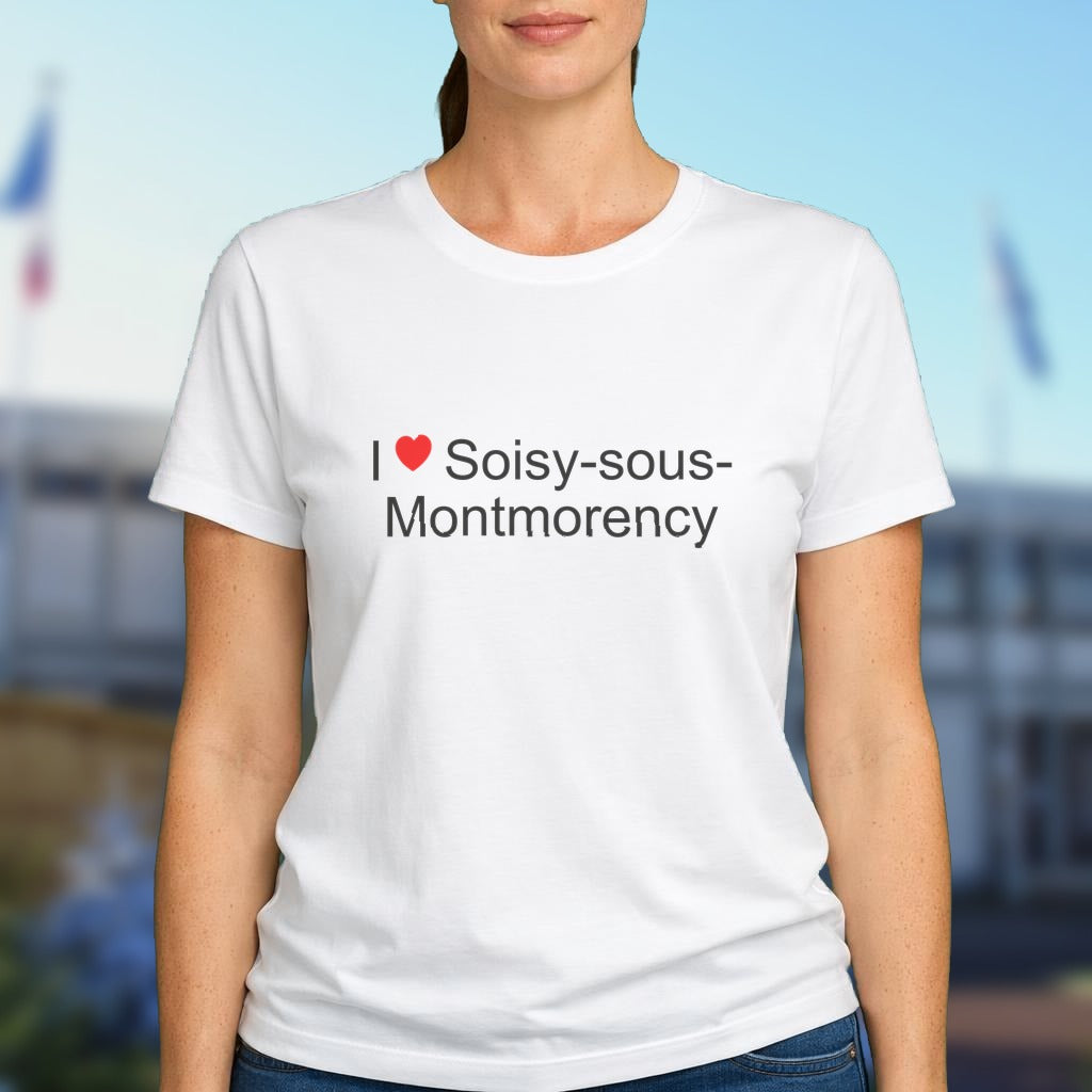 T-shirt I love soisy-sous-montmorency