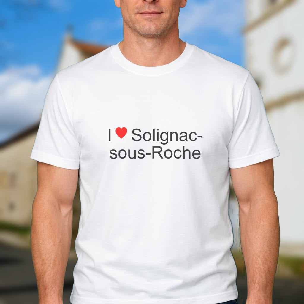 T-shirt I love solignac-sous-roche
