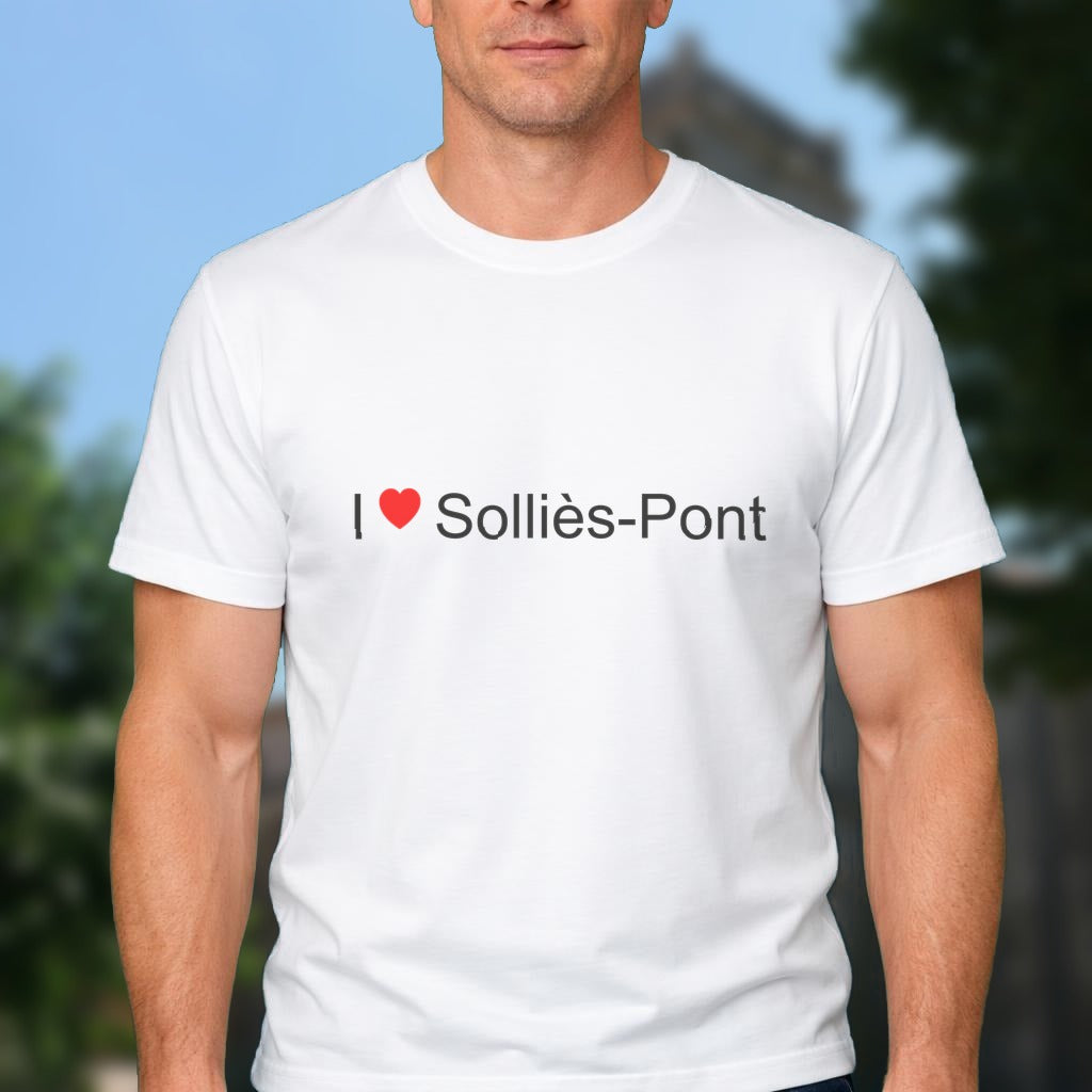 T-shirt I love solliès-pont