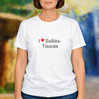T-shirt I love solliès-toucas