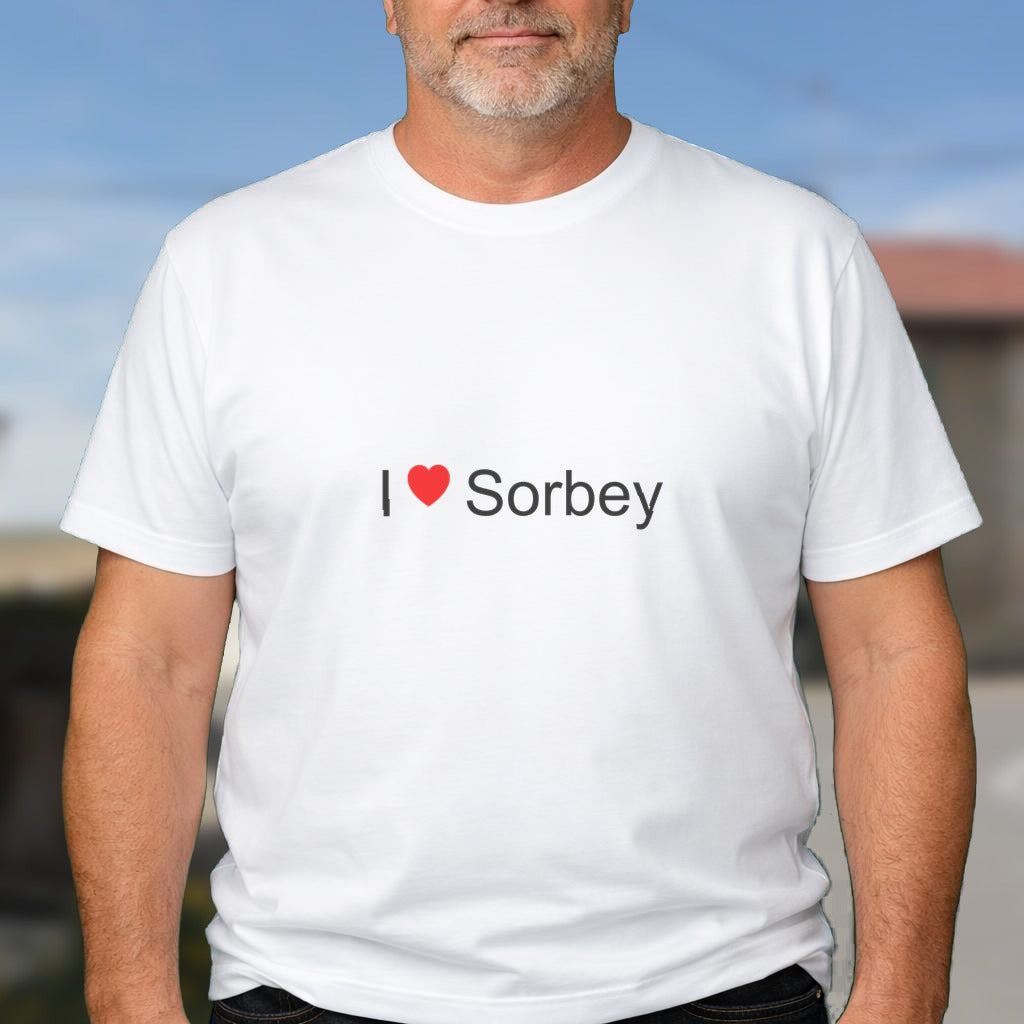 T-shirt I love sorbey