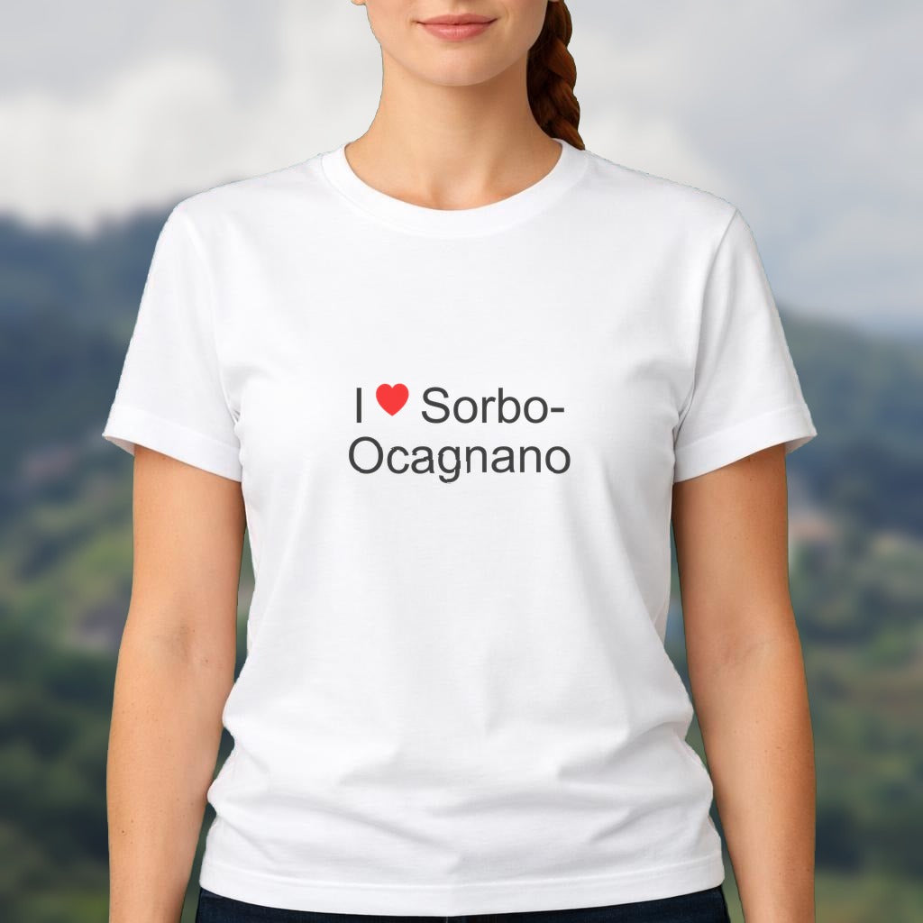 T-shirt I love sorbo-ocagnano