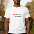 T-shirt I love sorde-l'abbaye