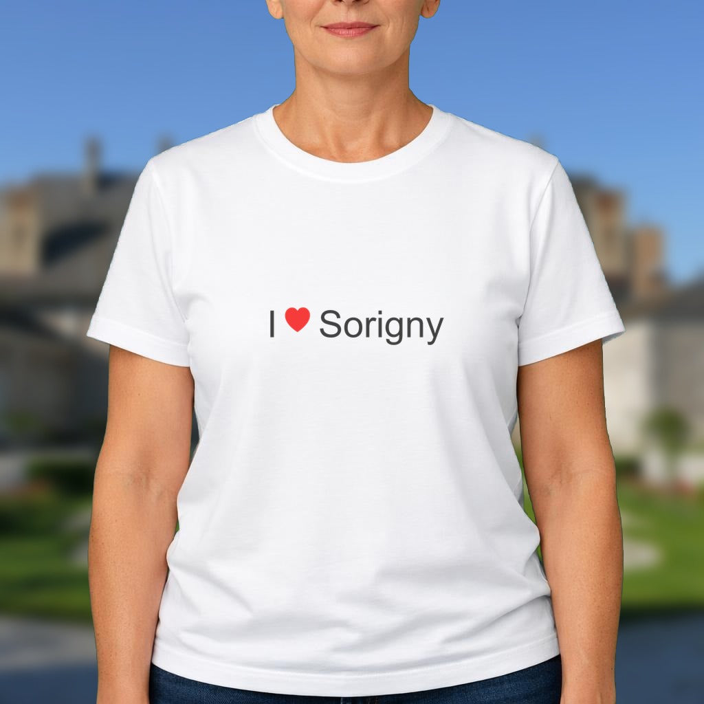 T-shirt I love sorigny