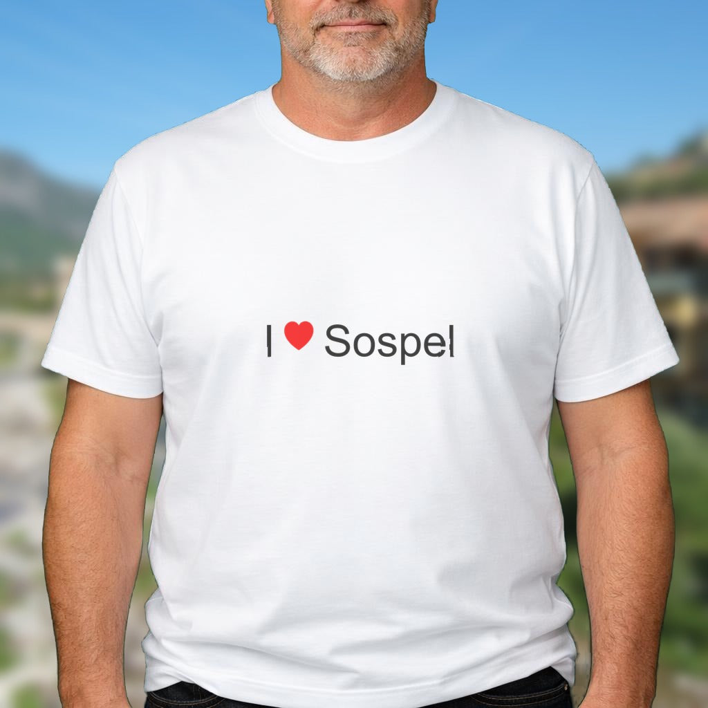 T-shirt I love sospel