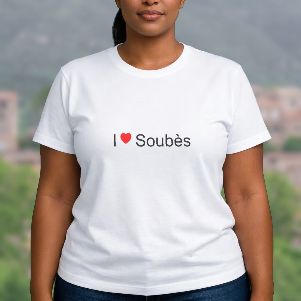 T-shirt I love soubès