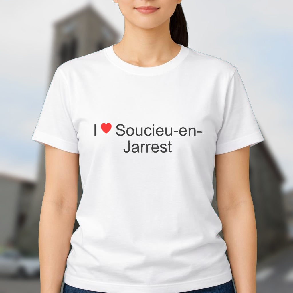 T-shirt I love soucieu-en-jarrest