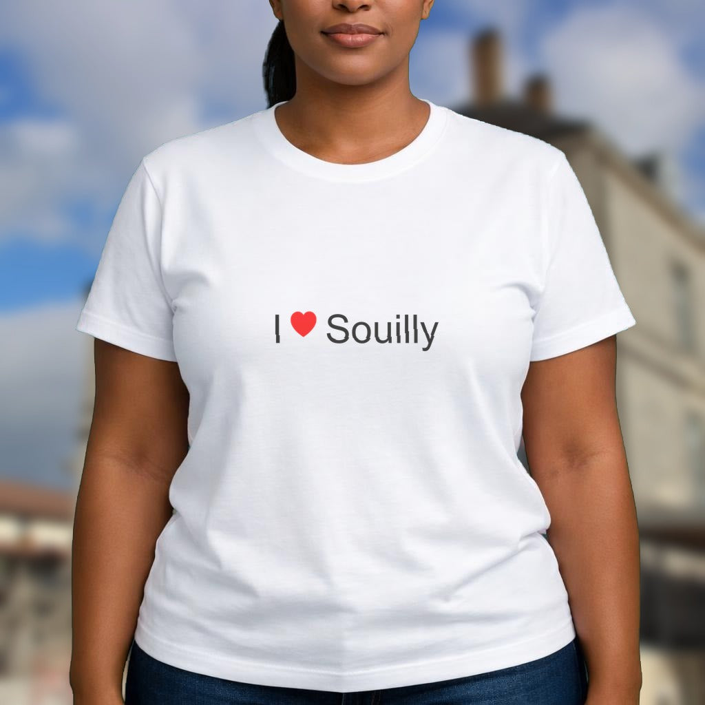 T-shirt I love souilly
