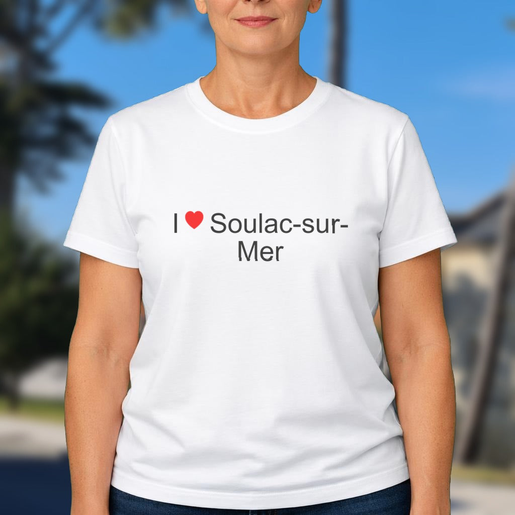 T-shirt I love soulac-sur-mer