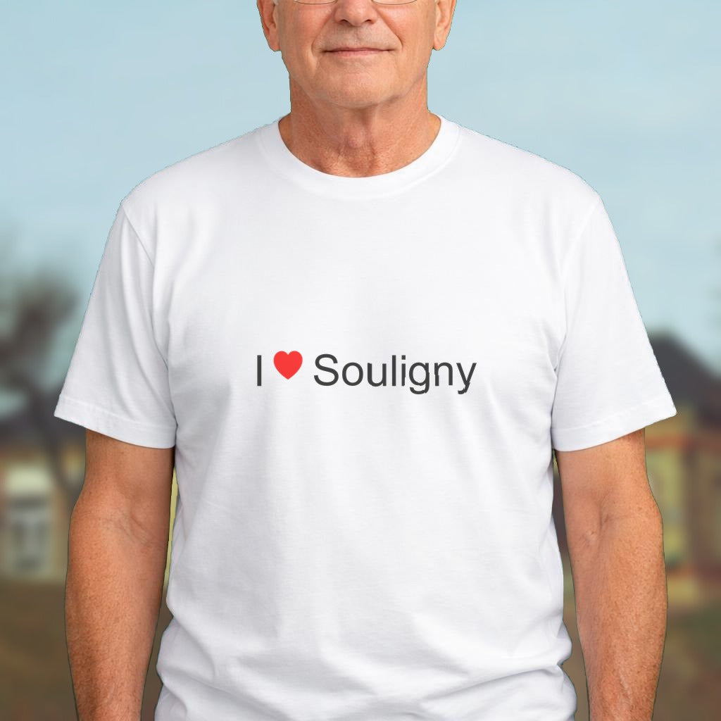 T-shirt I love souligny