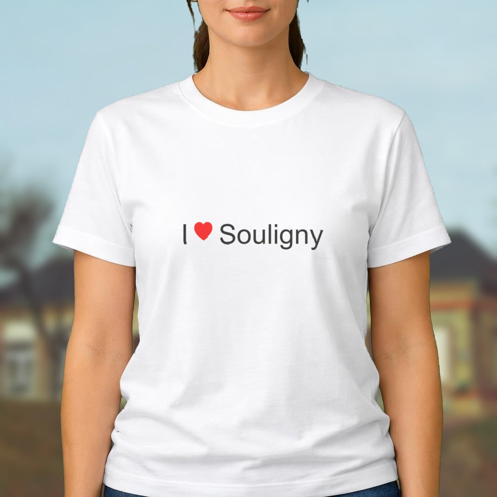 T-shirt I love souligny