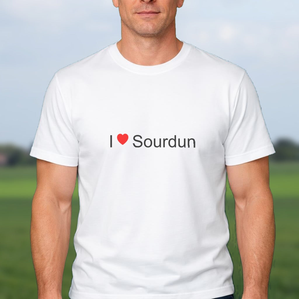 T-shirt I love sourdun