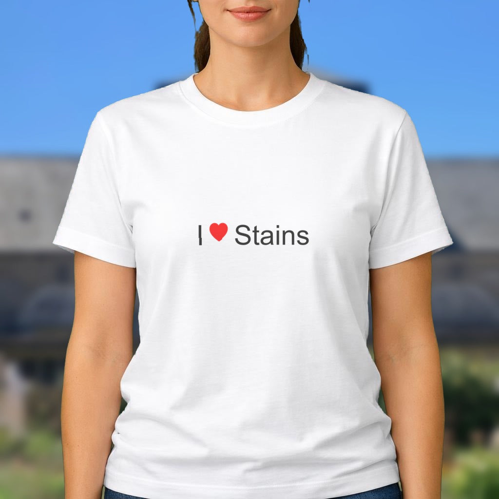 T-shirt I love stains