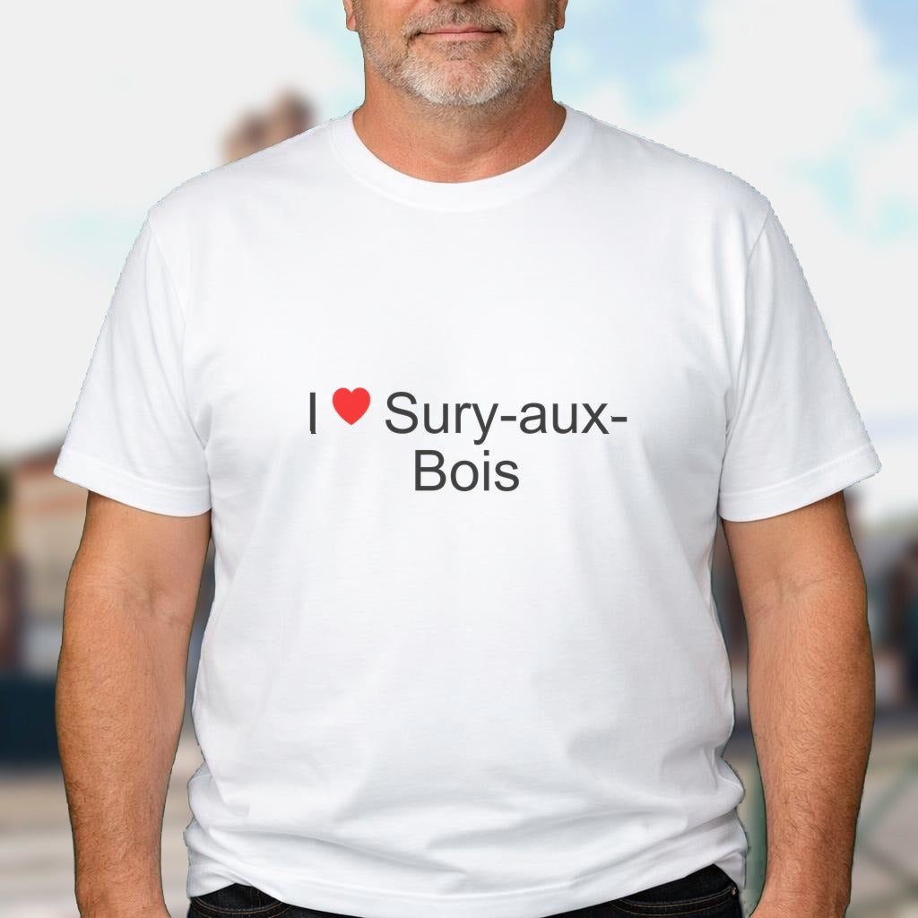 T-shirt I love sury-aux-bois