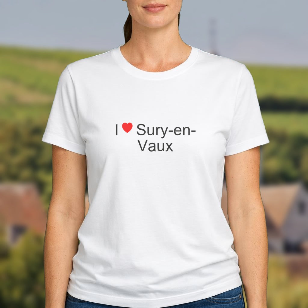 T-shirt I love sury-en-vaux