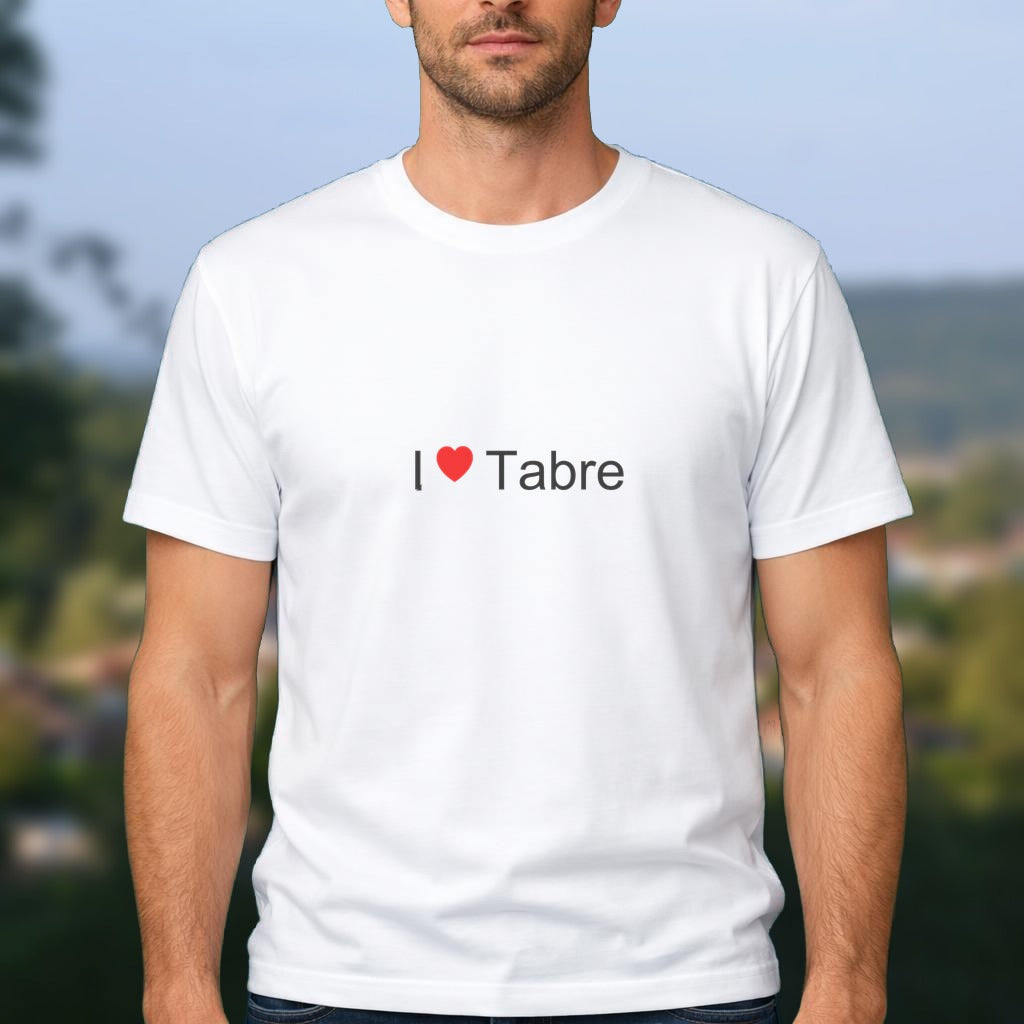 T-shirt I love tabre