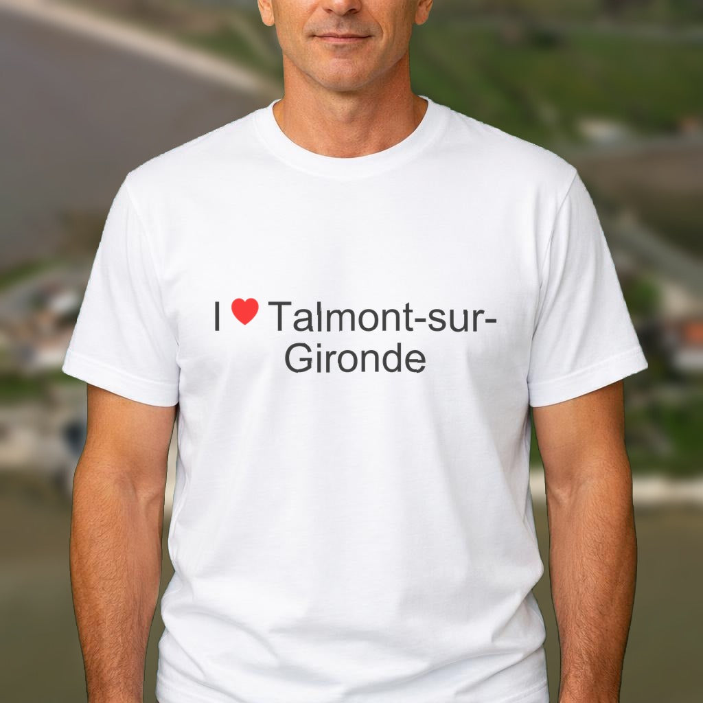 T-shirt I love talmont-sur-gironde
