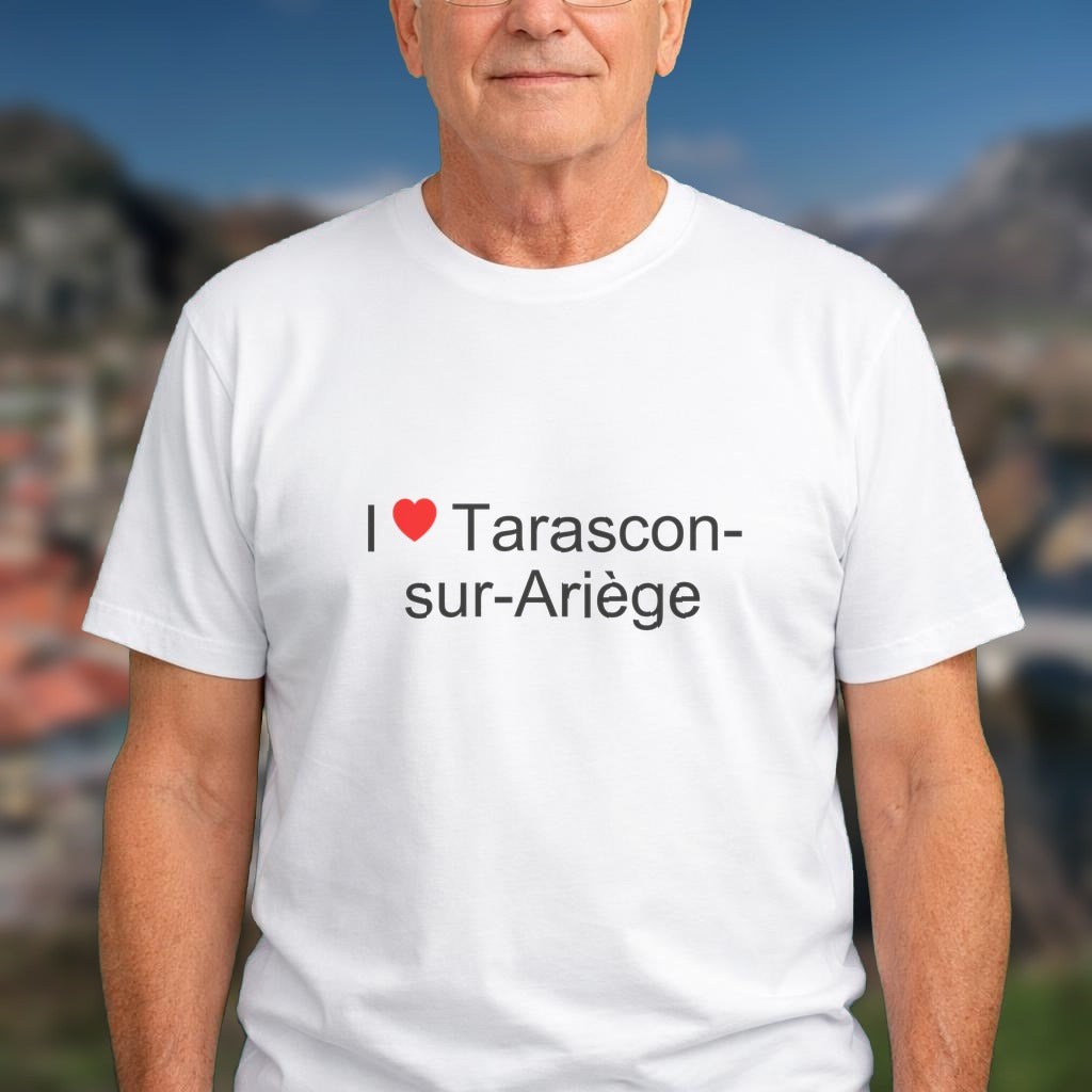 T-shirt I love tarascon-sur-ariège