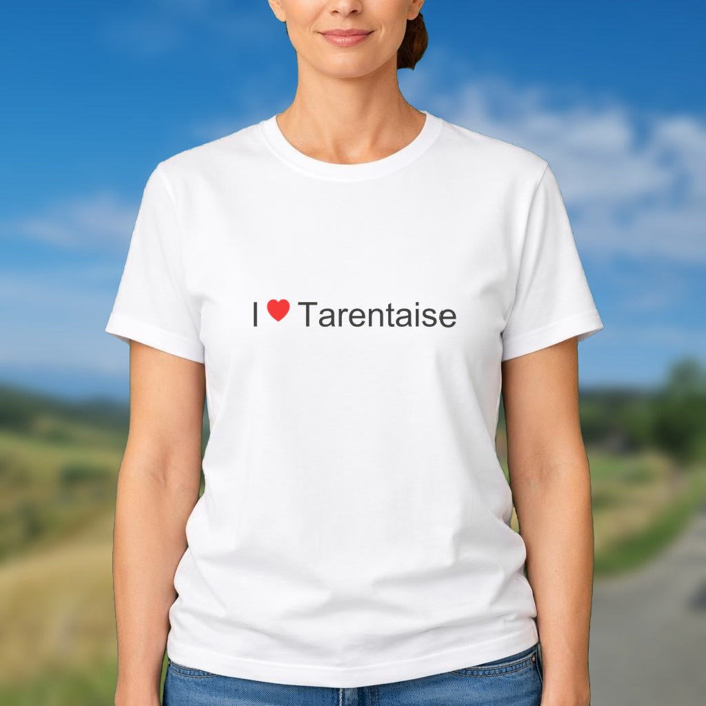 T-shirt I love tarentaise