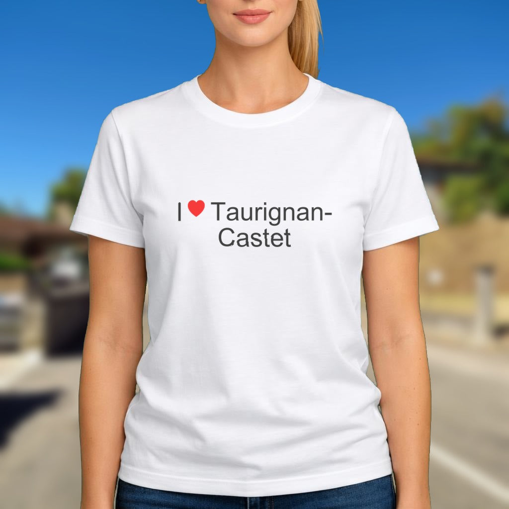 T-shirt I love taurignan-castet