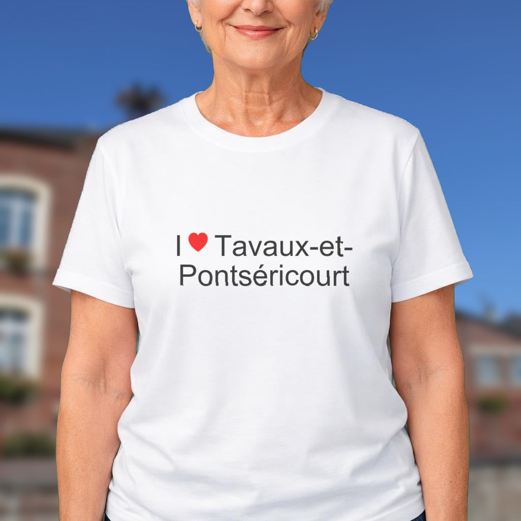 T-shirt I love tavaux-et-pontséricourt