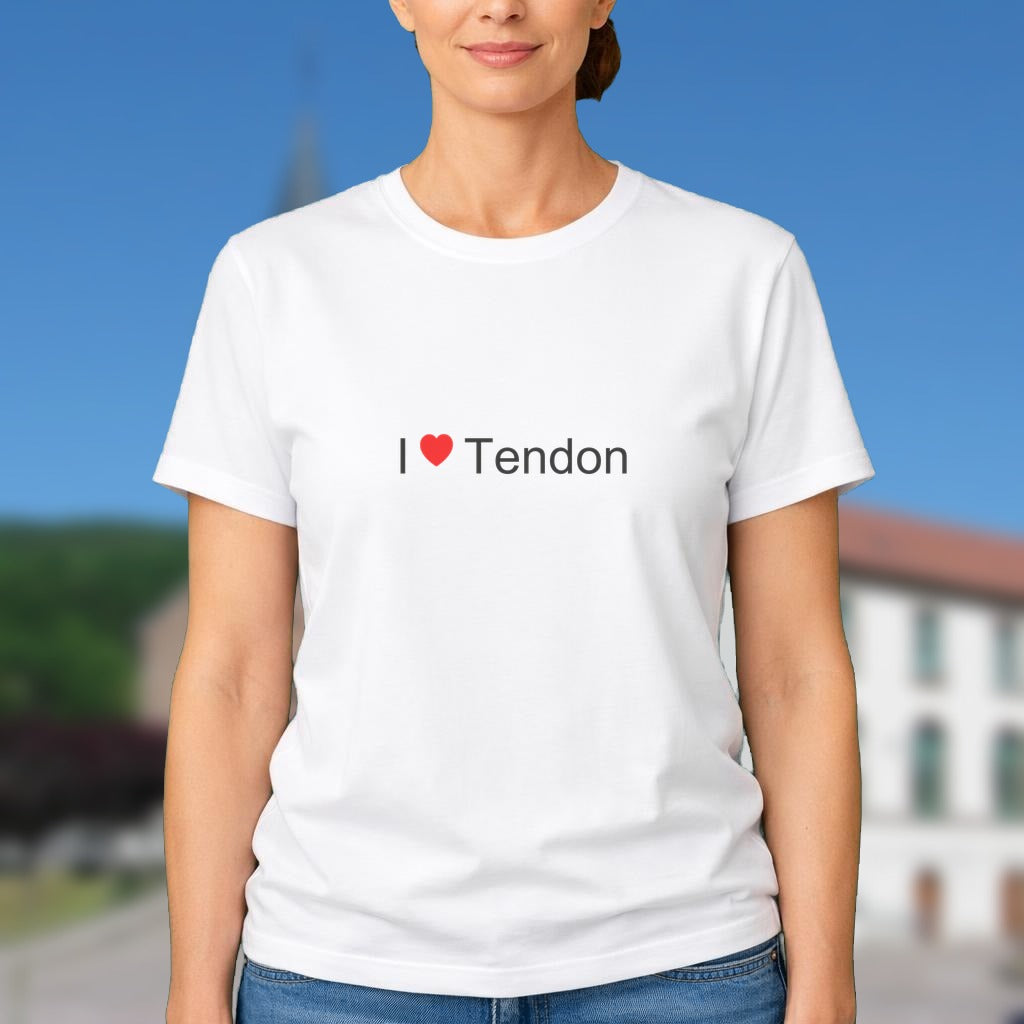 T-shirt I love tendon