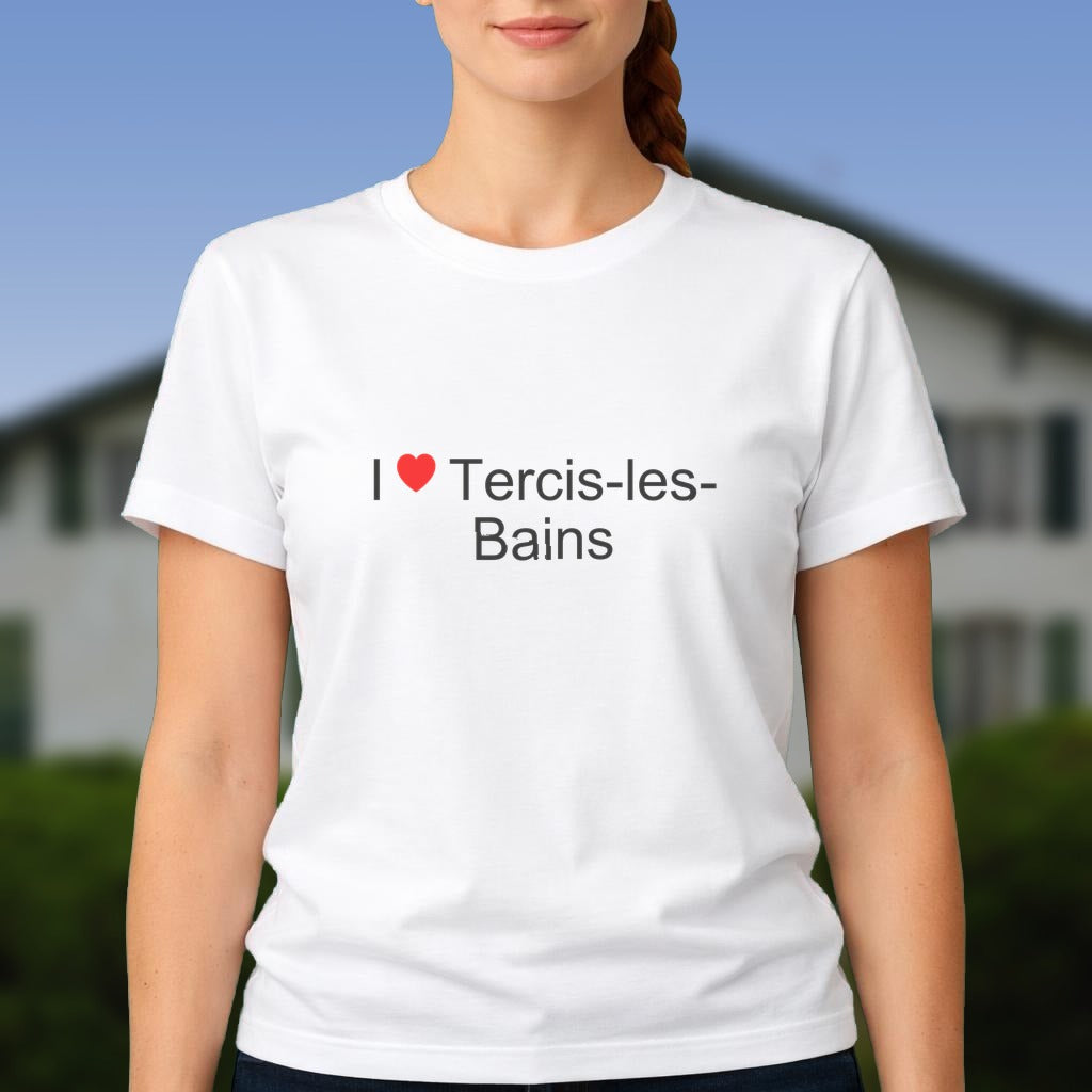 T-shirt I love tercis-les-bains