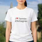 T-shirt I love termes-d'armagnac
