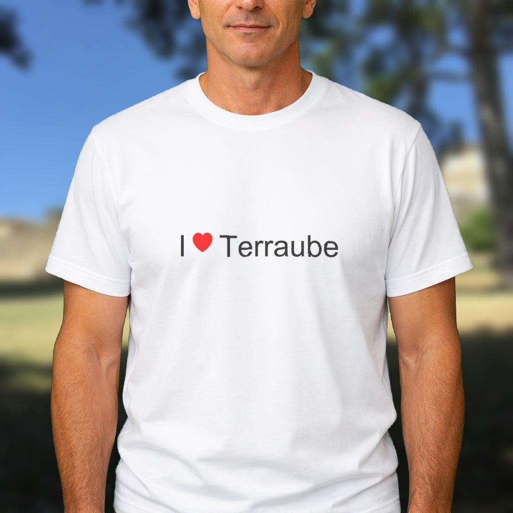 T-shirt I love terraube