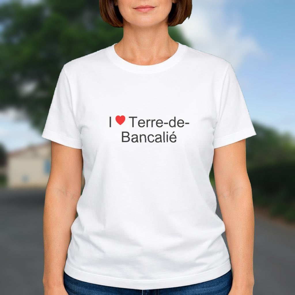 T-shirt I love terre-de-bancalié
