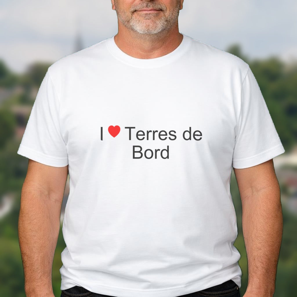 T-shirt I love terres de bord