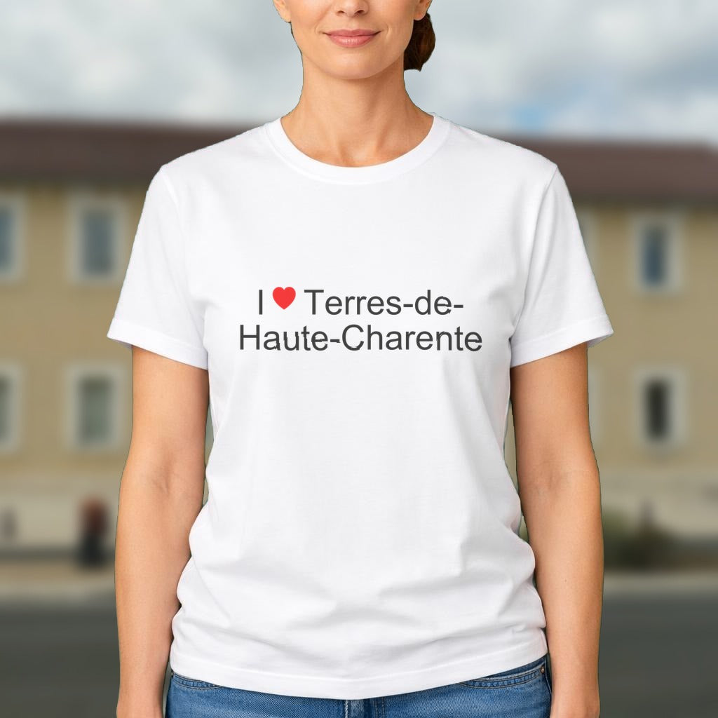 T-shirt I love terres-de-haute-charente