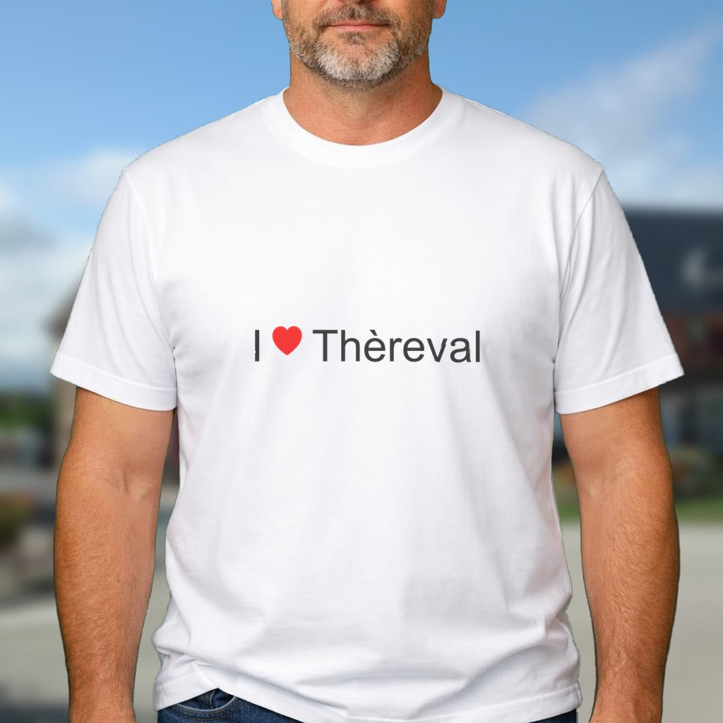 T-shirt I love thèreval
