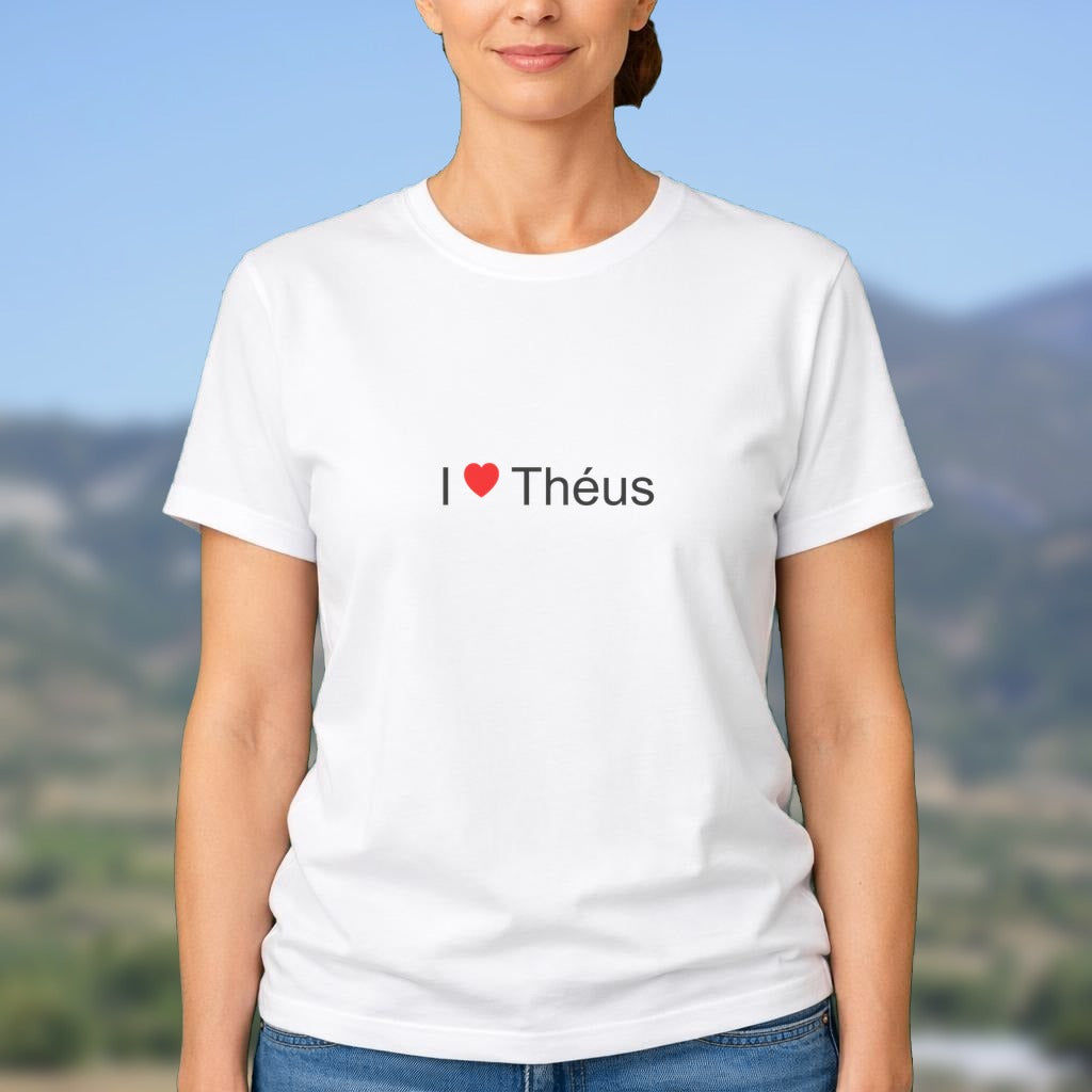 T-shirt I love théus