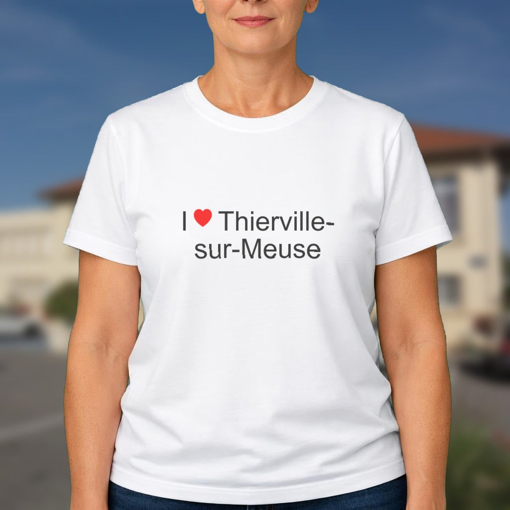 T-shirt I love thierville-sur-meuse