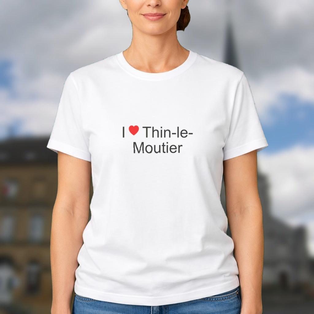 T-shirt I love thin-le-moutier