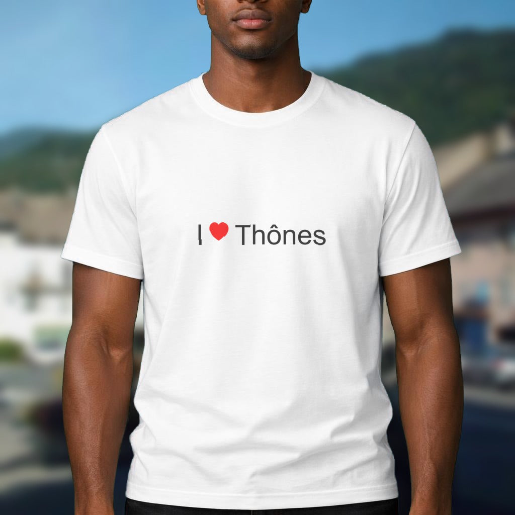 T-shirt I love thônes