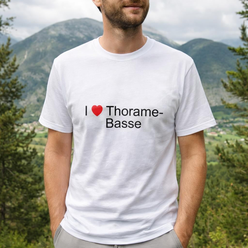 T-shirt I love thorame-basse