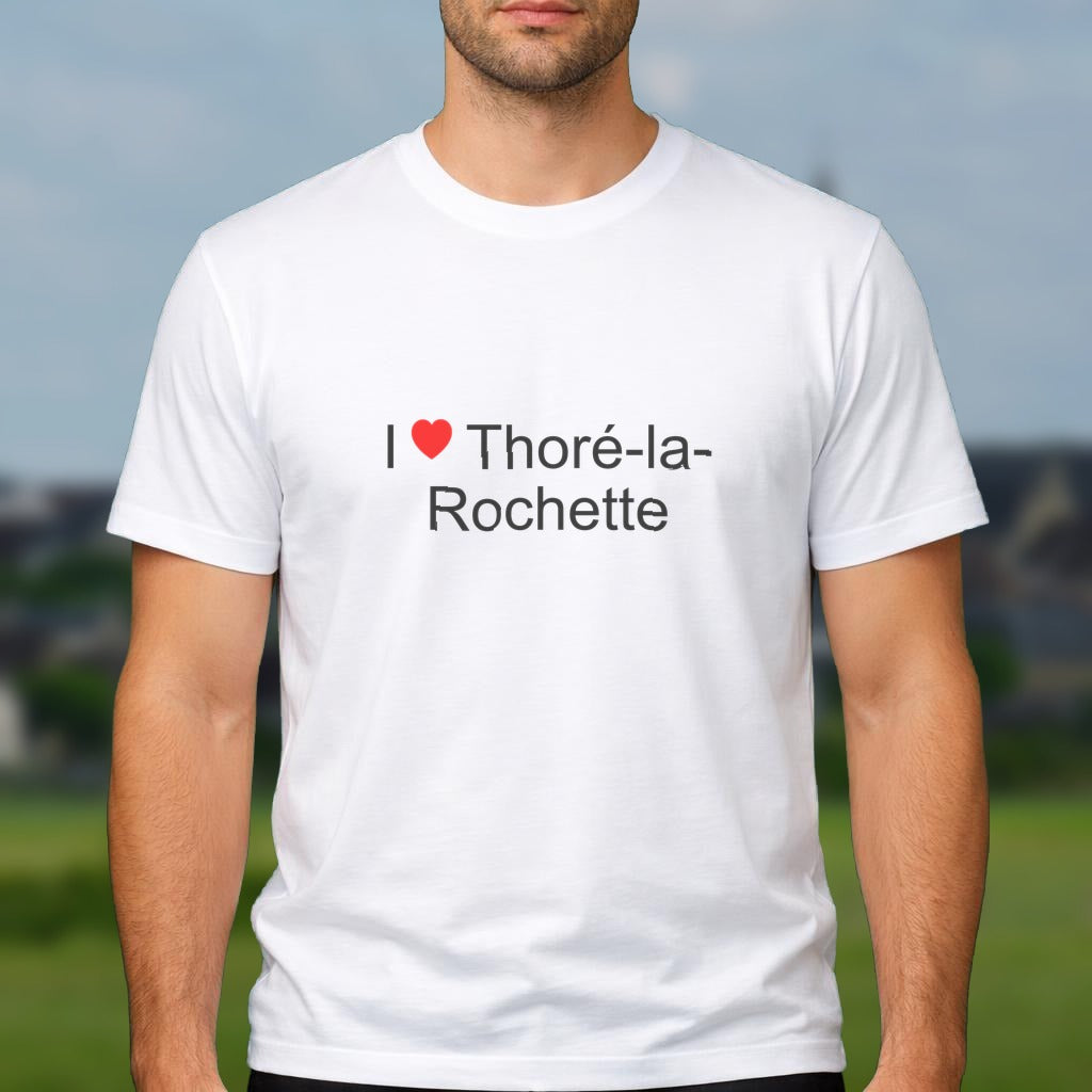 T-shirt I love thoré-la-rochette
