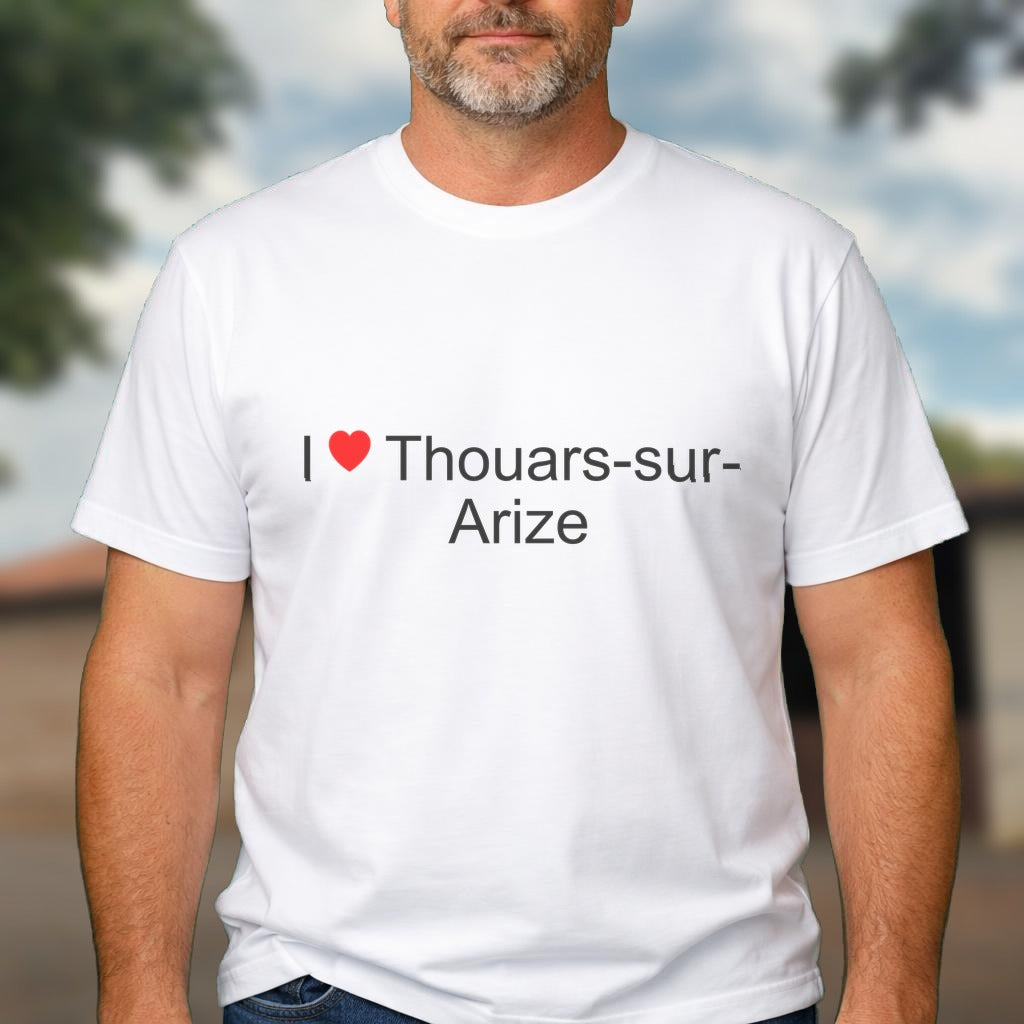 T-shirt I love thouars-sur-arize