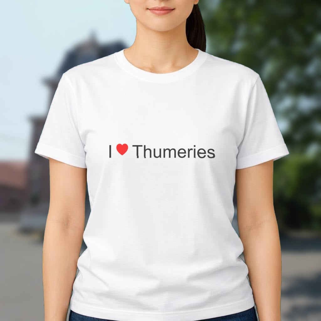 T-shirt I love thumeries