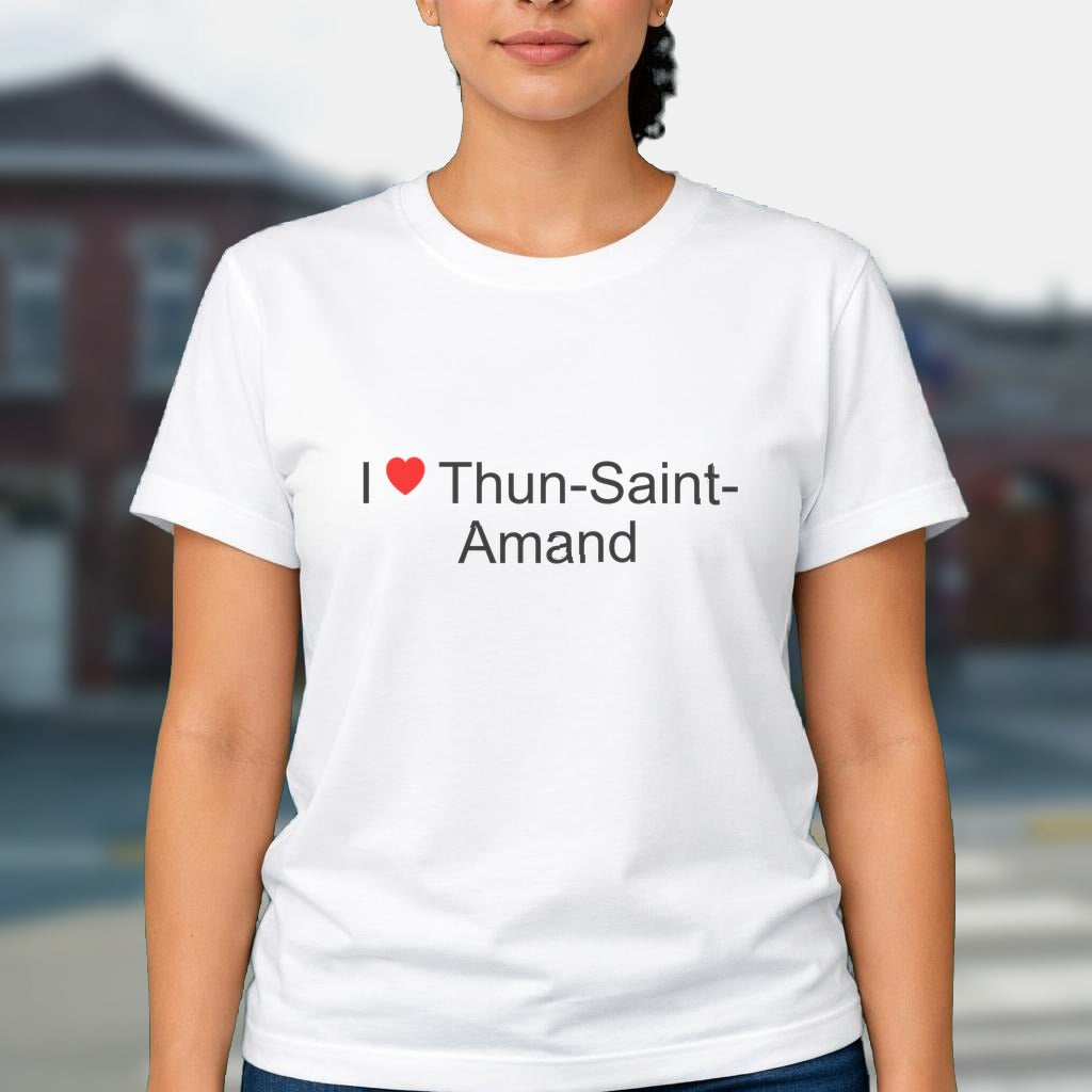 T-shirt I love thun-saint-amand