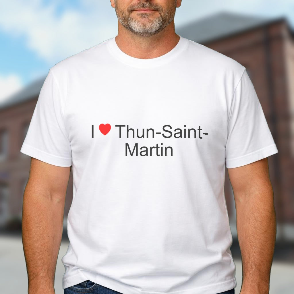 T-shirt I love thun-saint-martin