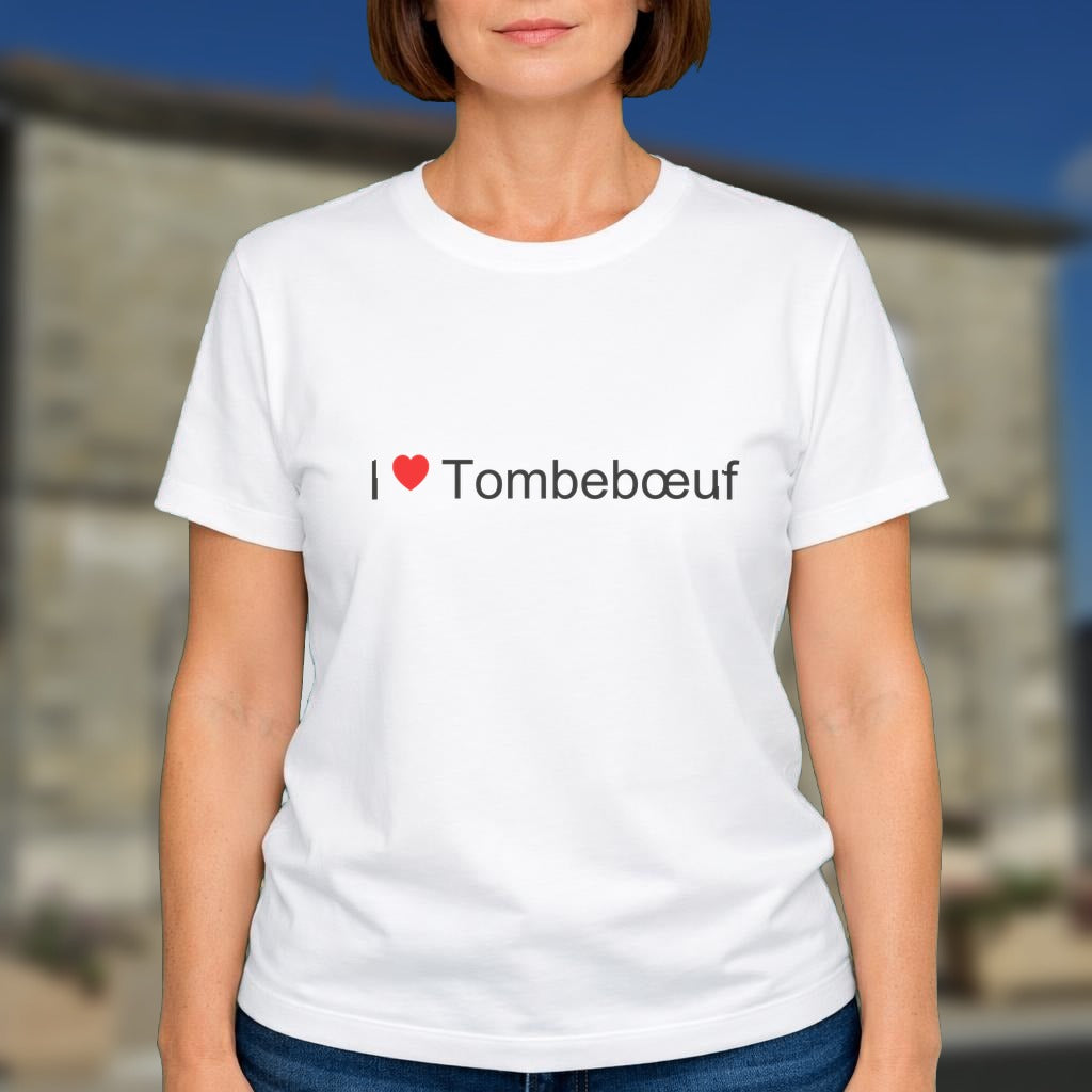 T-shirt I love tombebœuf