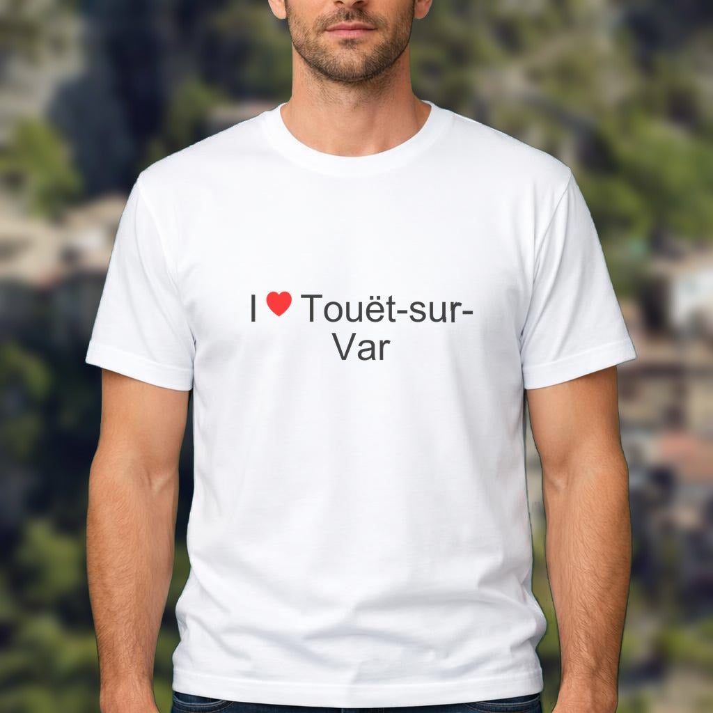 T-shirt I love touët-sur-var