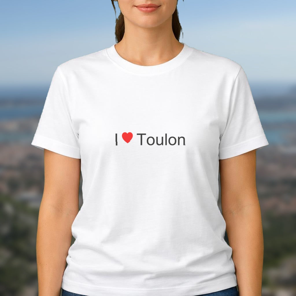 T-shirt I love toulon