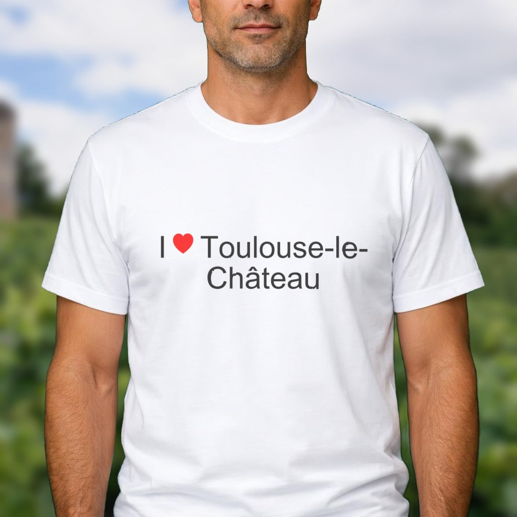 T-shirt I love toulouse-le-château