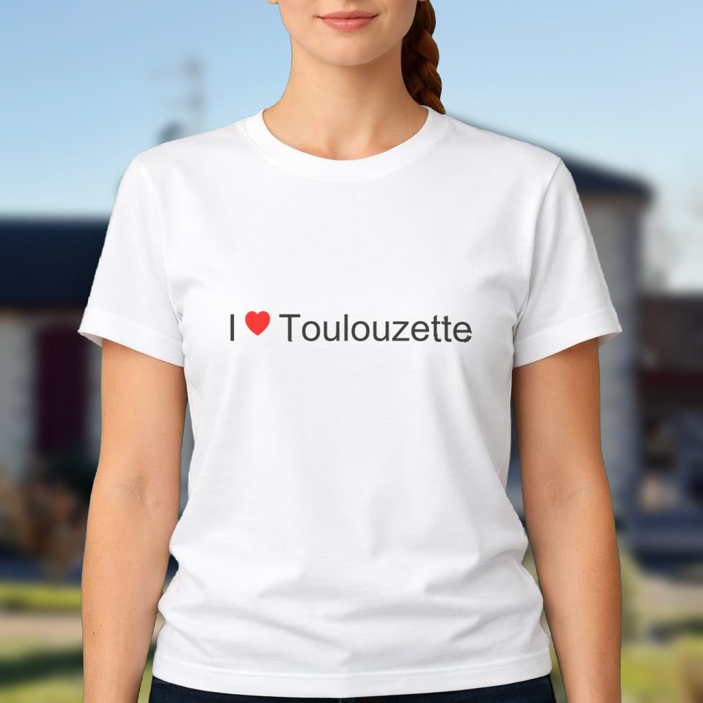 T-shirt I love toulouzette