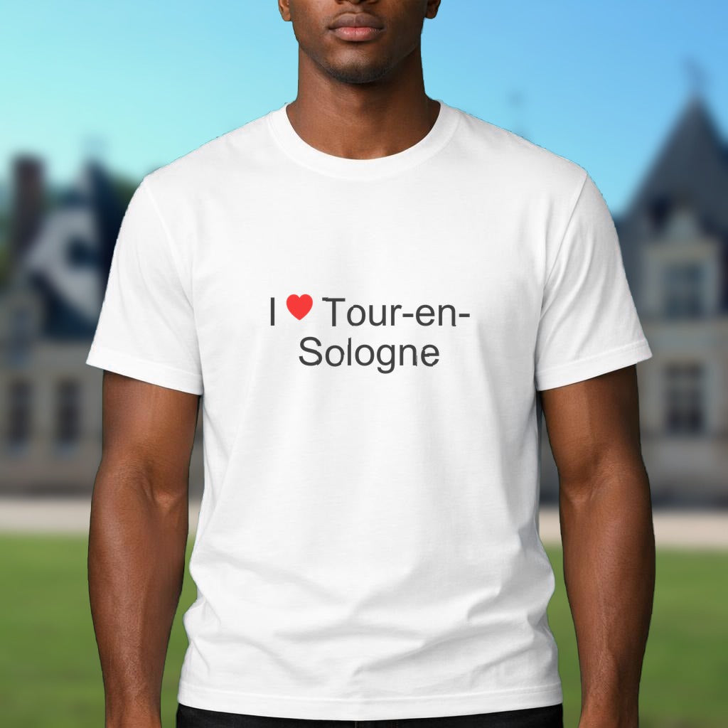 T-shirt I love tour-en-sologne