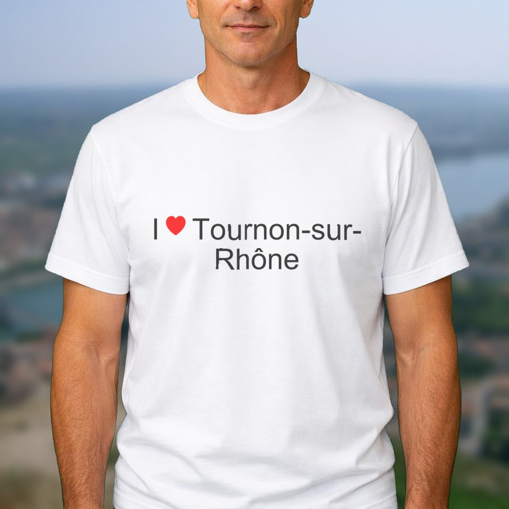 T-shirt I love tournon-sur-rhône